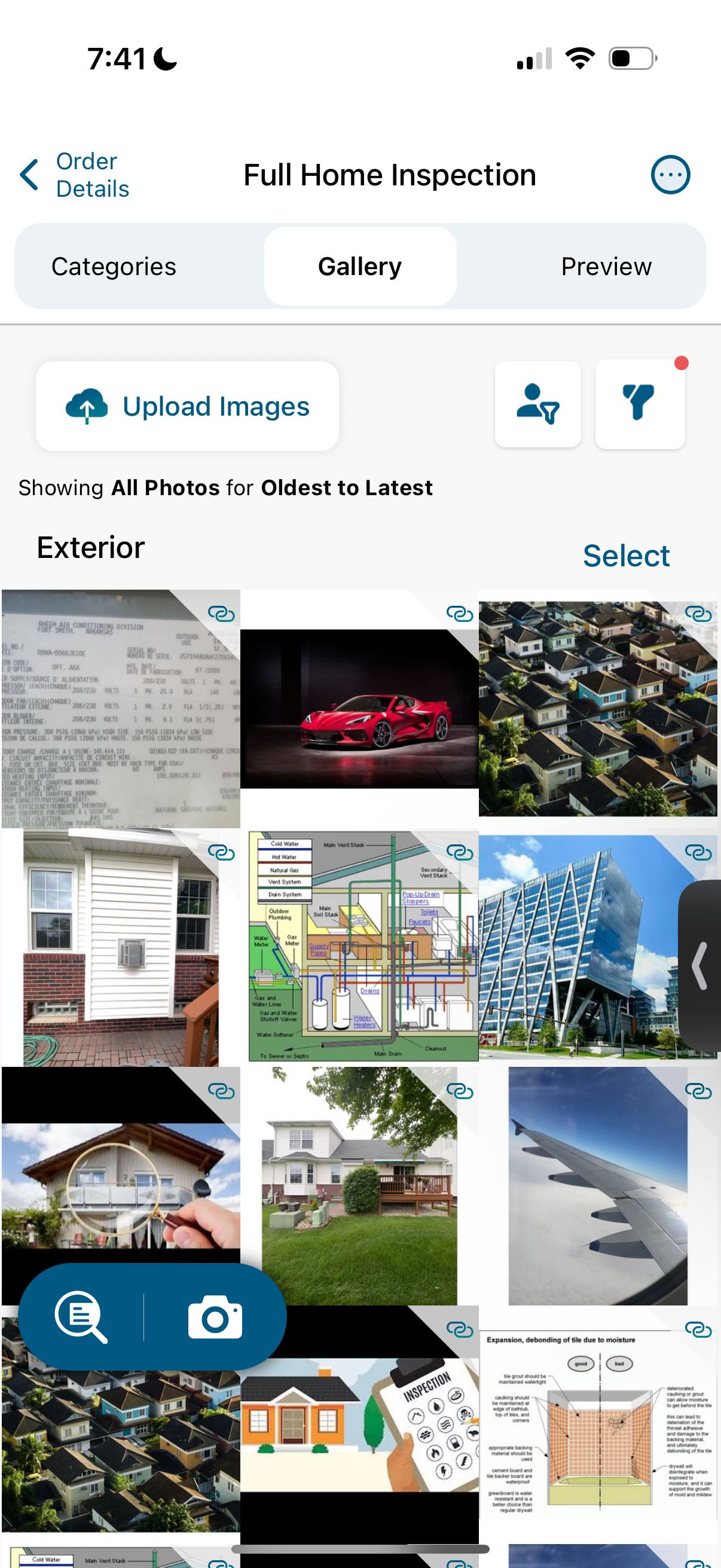 Mobile App Photo Gallery